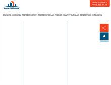 Tablet Screenshot of prefabrikkonutfiyatlari.com